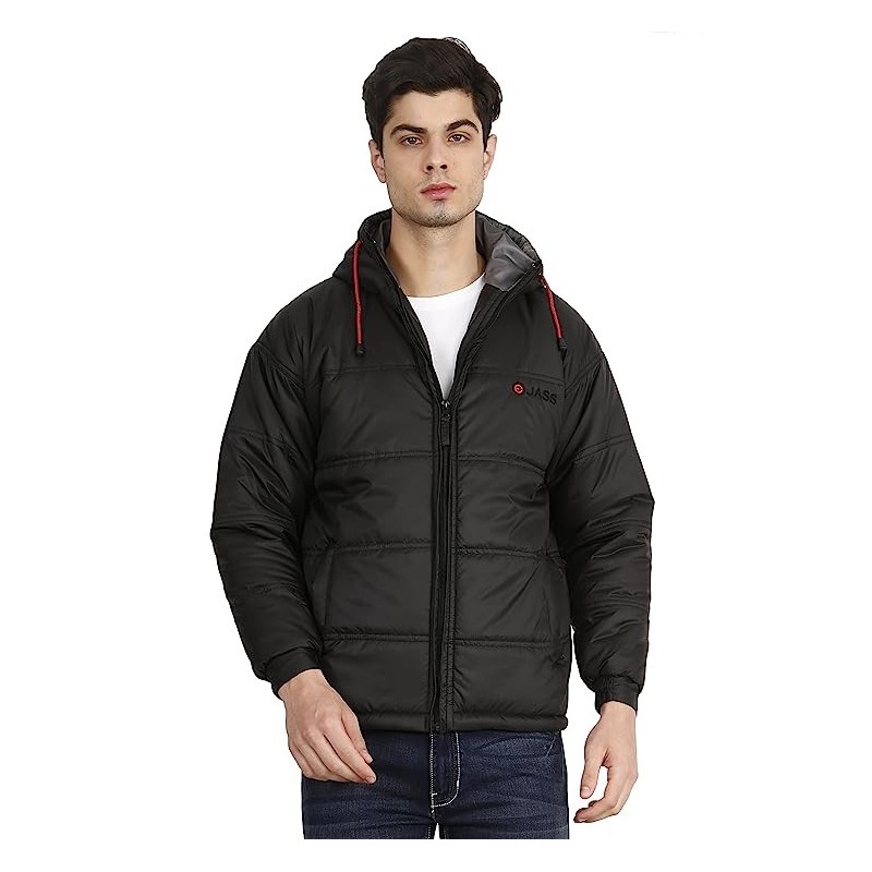 Men's Polyester Standard Length Bomber Jacket